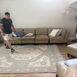 Movers putting in final touches Movers putting in final touches