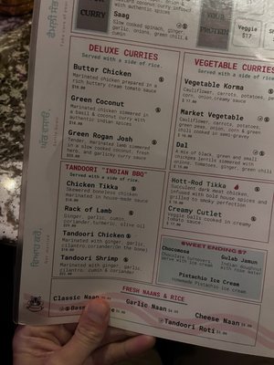 Menu photo 3 Curryosity San Diego, CA