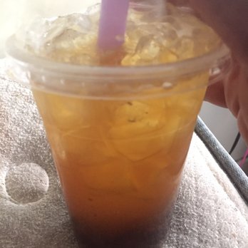 Beijing Dumpling House - Pineapple green bubble tea!! - Bubble Tea Near Me - Jamaica, New York