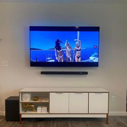 Levi’s Tv Mounting And Handyman Services - Concealed wire and sound bar mount