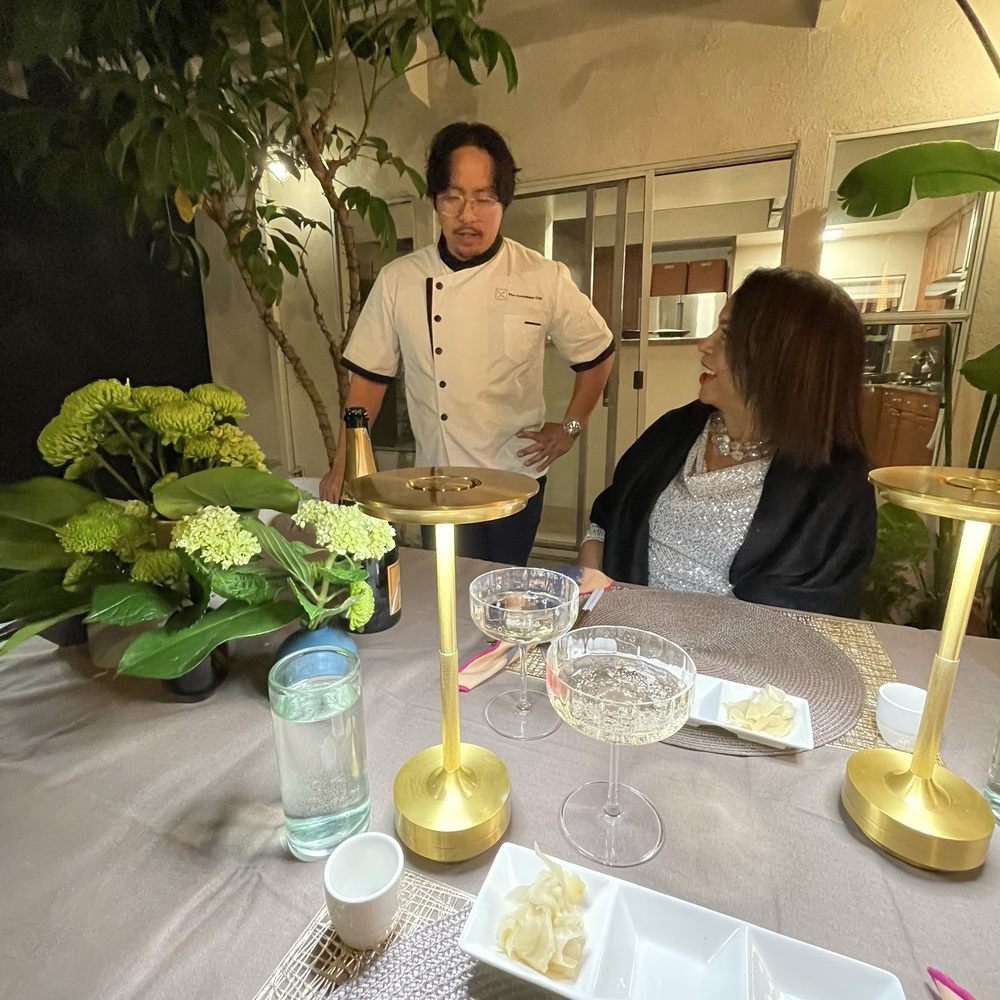 The Homakase Chef - Chef Josh does an amazing job explaining each course - Personal Chefs Near Me