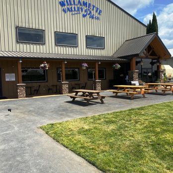 Willamette Valley Pie Company - Out front, playground to the left on the grass. - Bakeries Near Me - Salem, Oregon Willamette Valley Pie Company - Out front, playground to the left on the grass. - Bakeries Near Me - Salem, Oregon