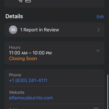 El Famous Burrito - hours incorrect - Mexican Near Me - Downers Grove, Illinois El Famous Burrito - hours incorrect - Mexican Near Me - Downers Grove, Illinois