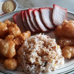 No.12. Teriyaki Chicken, Pork Fried Rice, Fried Shrimp