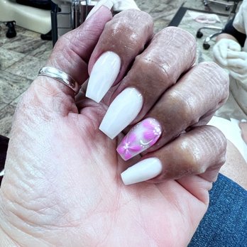 Bliss Nails & Spa 2 - Full set of acrylics - Nail Salons Near Me - La Mesa, California