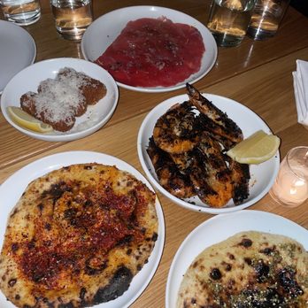 Rolo's - Calibrian chili, shrimp, tuna carpaccio and potato croquettes - Sandwiches Near Me - Ridgewood, New York Rolo's - Calibrian chili, shrimp, tuna carpaccio and potato croquettes - Sandwiches Near Me - Ridgewood, New York