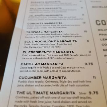 Patrona Mexican Cantina & Grill - Margarita menu - Mexican Near Me - Bothell, Washington