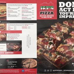 Jet's Pizza - Menu cover