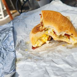 Bagel sandwich was great