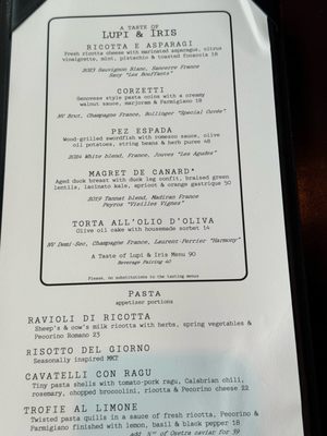 Menu photo 1 Lupi & Iris Milwaukee, WI