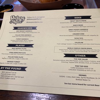 Hickory & Spice - Menu- small but mighty! - Barbeque Near Me - Orange, California Hickory & Spice - Menu- small but mighty! - Barbeque Near Me - Orange, California