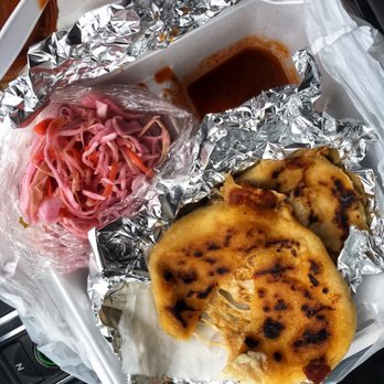 Pupuseria Emerita - a tray of food - Salvadoran Near Me - Moorefield, West Virginia
