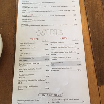 Benchmark Eatery - Menu 6/3/17 - New American Near Me - Santa Barbara, California