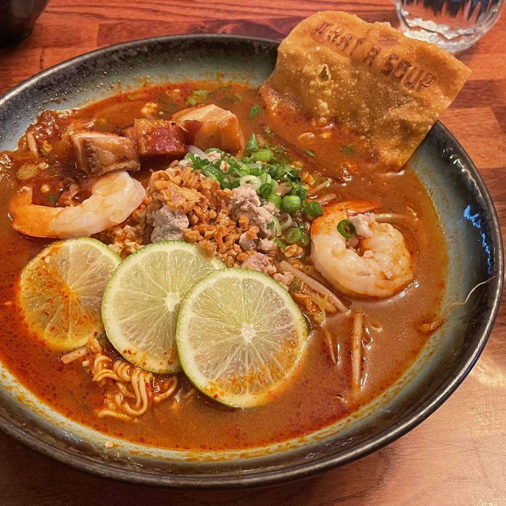 What A Soup - Creamy Tom Yum Noodle Soup - Noodles Near Me - Cambridge, Massachusetts What A Soup - Creamy Tom Yum Noodle Soup - Noodles Near Me - Cambridge, Massachusetts