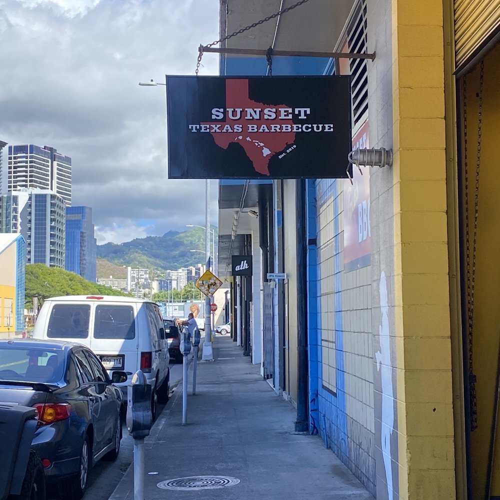 Sunset Texas Barbecue - Outside - Barbeque Near Me - Honolulu, Hawaii Sunset Texas Barbecue - Outside - Barbeque Near Me - Honolulu, Hawaii