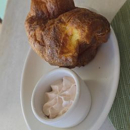 Popover with Strawberry butter Popover with Strawberry butter
