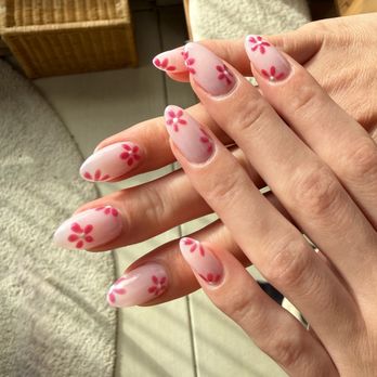 Lavender Nails & Spa Boutique - Acrylic nail fill with design - Nail Salons Near Me - Del Mar, California Lavender Nails & Spa Boutique - Acrylic nail fill with design - Nail Salons Near Me - Del Mar, California