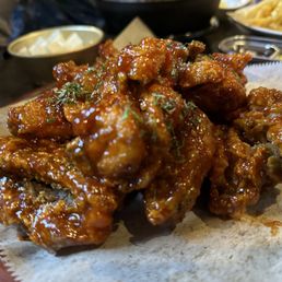 Yangnyeom Chicken (excuse the blurry photo)