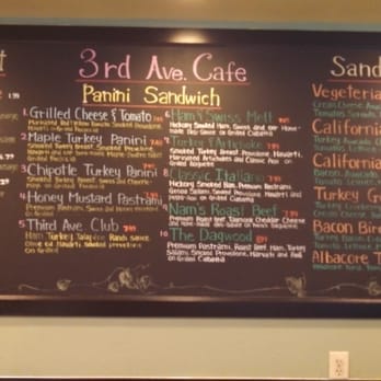 Third Ave Cafe - Main menu board - Coffee & Tea Near Me - Seattle, Washington Third Ave Cafe - Main menu board - Coffee & Tea Near Me - Seattle, Washington