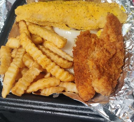 Hot Stuff Spicy Chicken and fish by null