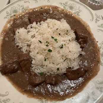 Grace's - Beef tips and rice - American Near Me - Houston, Texas Grace's - Beef tips and rice - American Near Me - Houston, Texas