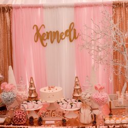 DsSweet - Candy table , dessert table , baby shower , rose gold , blush , event planning, event planner