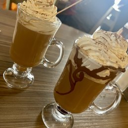 Cappuccino and mocha