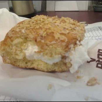 Paula's Donuts - Peanut with cream filling - Donuts Near Me - Tonawanda, New York