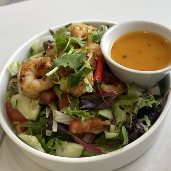 Bep Viet Kitchen - House salad with passion fruit dressing and shrimp - Vietnamese Near Me - Riverton, Utah