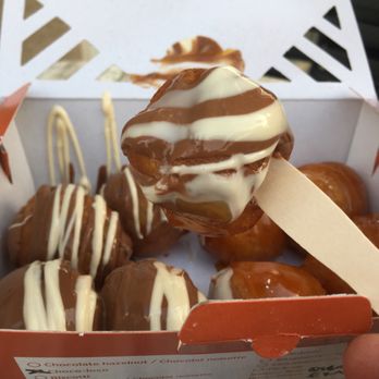 Mr. Puffs - a box of chocolate covered donuts - Desserts Near Me - Terrebonne, Quebec Mr. Puffs - a box of chocolate covered donuts - Desserts Near Me - Terrebonne, Quebec