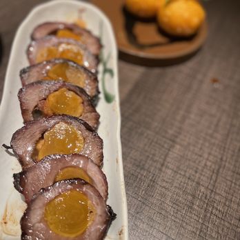 Uluh - Char siu with egg yolk - Tea Rooms Near Me - New York, New York Uluh - Char siu with egg yolk - Tea Rooms Near Me - New York, New York