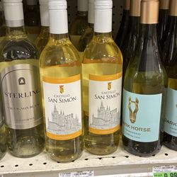 Ain't nothing wrong with some cheap wine. It'll get you where you need to go. San Simon Chardonnay. $3.58. You can drink it or cook with it.