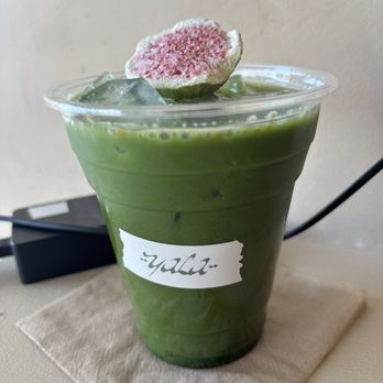 Yala Coffee - Fig matcha - Coffee & Tea Near Me - Los Angeles, California Yala Coffee - Fig matcha - Coffee & Tea Near Me - Los Angeles, California