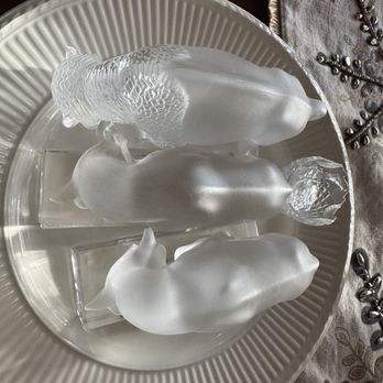 Positive Moves - Three Lalique paperweights and Waterford Colleen aperitif glass. The value to replace these is $1250 and they offer 60 cents a pound! - Movers Near Me - Charleston, West Virginia Positive Moves - Three Lalique paperweights and Waterford Colleen aperitif glass. The value to replace these is $1250 and they offer 60 cents a pound! - Movers Near Me - Charleston, West Virginia
