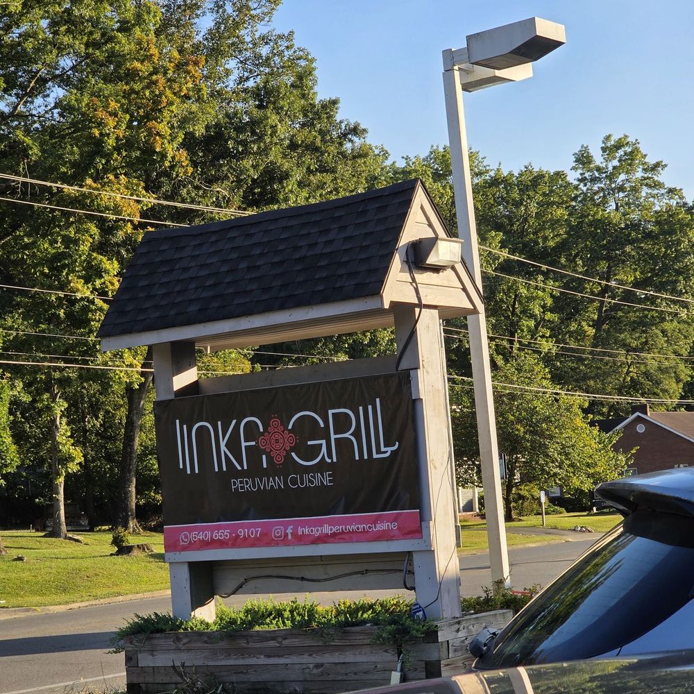 Inka Grill - The parking lot sign of the restaurant. - Peruvian Near Me - Roanoke, Virginia Inka Grill - The parking lot sign of the restaurant. - Peruvian Near Me - Roanoke, Virginia
