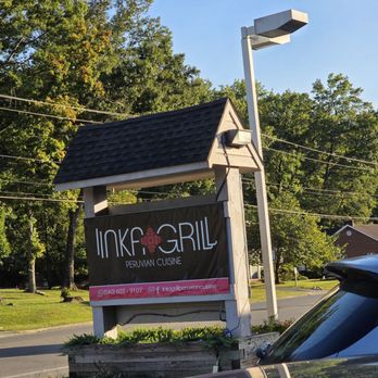 Inka Grill  - The parking lot sign of the restaurant. - Peruvian Near Me - Roanoke, Virginia