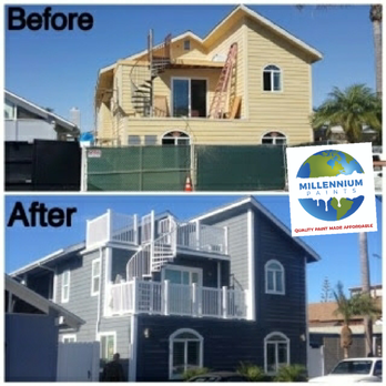 Millennium Paints - house in Newport Beach painted with our Advantage Paint - Paint Stores Near Me - Riverside, California Millennium Paints - house in Newport Beach painted with our Advantage Paint - Paint Stores Near Me - Riverside, California