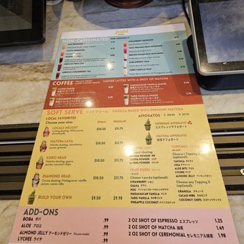 Junbi - Waikiki - Menu - Coffee & Tea Near Me - Honolulu, Hawaii Junbi - Waikiki - Menu - Coffee & Tea Near Me - Honolulu, Hawaii