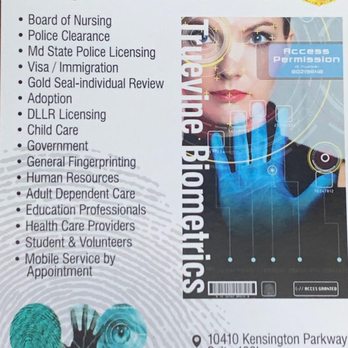 Truevine Biometrics Services - Fingerprinting Near Me - Kensington, Maryland Truevine Biometrics Services - Fingerprinting Near Me - Kensington, Maryland