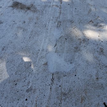 HEC Hood Commercial Cleaning Service - scratches on a brand new roof.  Patched up chips caused by HEC worker - Pressure Washers Near Me - Commerce, California