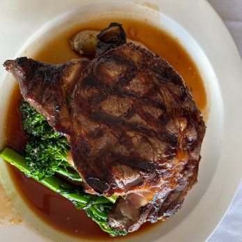 Pacifica Del Mar - Ribeye and broccolini - New American Near Me - Del Mar, California Pacifica Del Mar - Ribeye and broccolini - New American Near Me - Del Mar, California