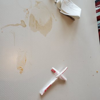 Chick-fil-A - Multiple tables like this and the place isn't busy - Fast Food Near Me - Burbank, California Chick-fil-A - Multiple tables like this and the place isn't busy - Fast Food Near Me - Burbank, California
