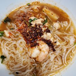 O'Char Thai Cuisine - Thai Spicy Noodle Soup ...adding my own chili oil