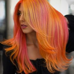 Atelier Hair Salon - Orlando - Dreamy sunset. Insta: @atelier_salon #hairsalon #orlandohairsalon #womenshairsalon #orlandohairstylist #womenshaircut #womenshaircolor