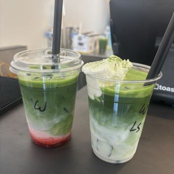 Match A - Strawberry matcha, double salted cream matcha - Cafes Near Me - Chicago, Illinois Match A - Strawberry matcha, double salted cream matcha - Cafes Near Me - Chicago, Illinois
