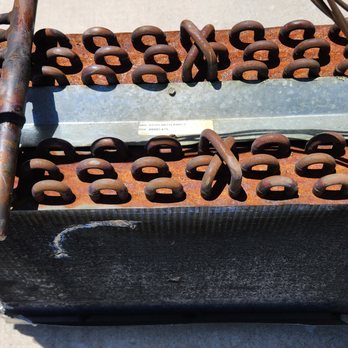 Excellence Air - Old rusted coil that was replaced in the attic....wow - Heating & Air Conditioning/HVAC Near Me - Las Vegas, Nevada Excellence Air - Old rusted coil that was replaced in the attic....wow - Heating & Air Conditioning/HVAC Near Me - Las Vegas, Nevada