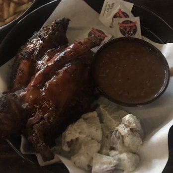 Phil's BBQ - BBQ Beef Rib Plate, Baked Beans, Potato Salad - Barbeque Near Me - San Diego, California