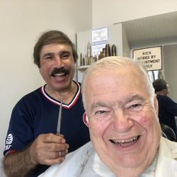Rick's Barber Shop - Rick and me