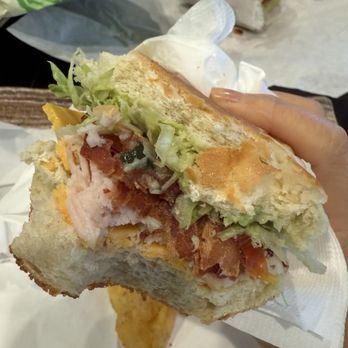 Rosie's - Turkey and bacon, comes with all fixings including cheddar cheese. Comes with a garlic dressing. - Delis Near Me - Concord, California