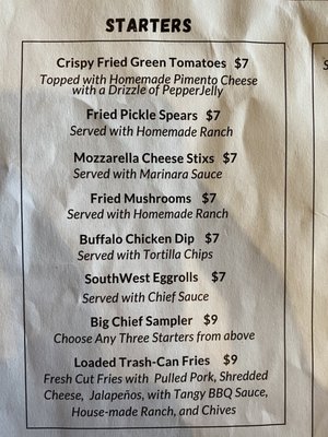 Menu photo 2 The Downtown Chief Gadsden, AL Menu photo 2 The Downtown Chief Gadsden, AL